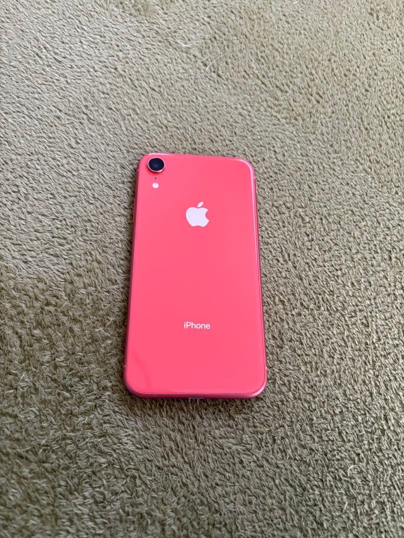 iPhoneXR 美品　本体　コーラル