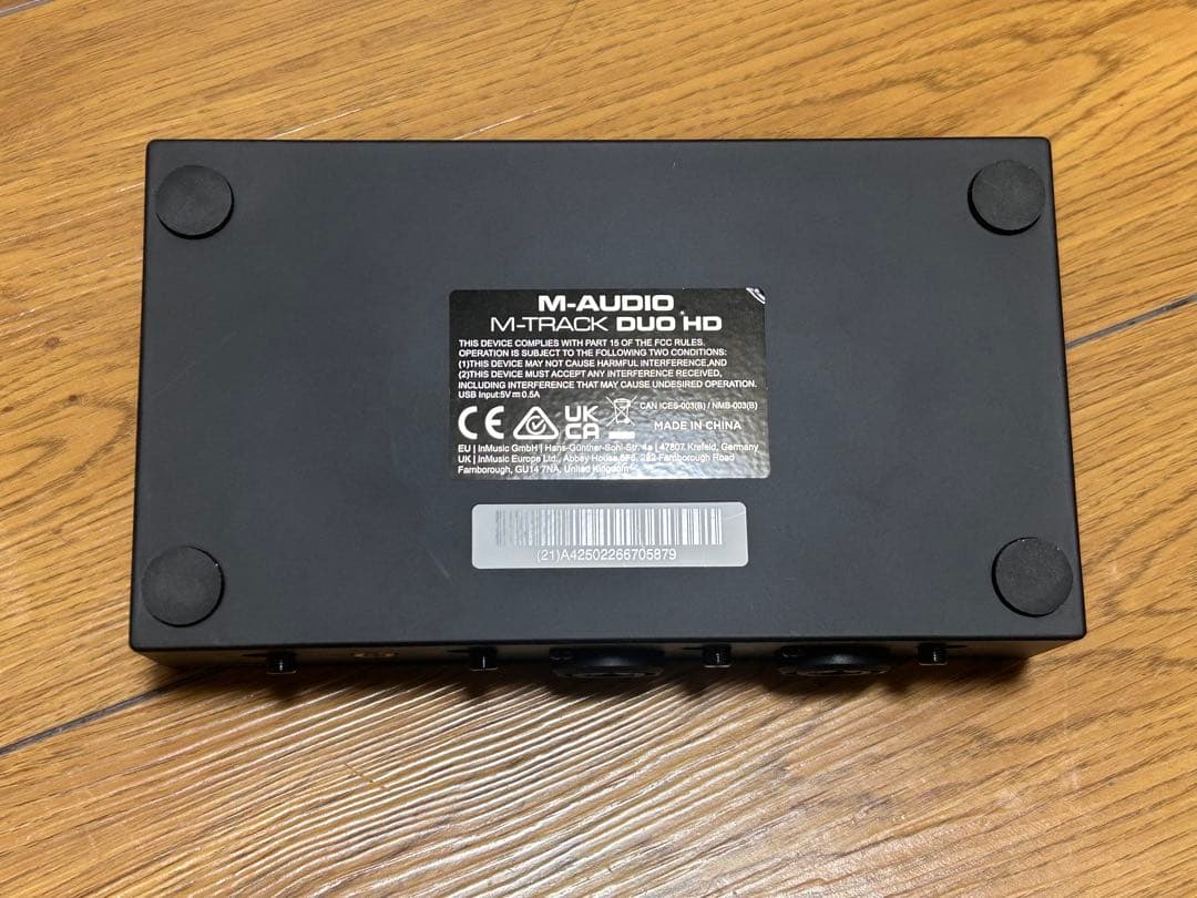 M-AUDIO M-TRACK DUO HD オーディオインターフェイス