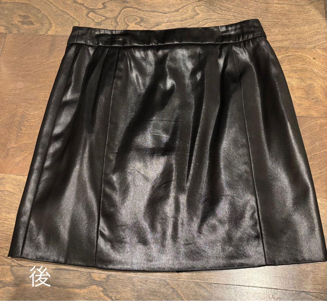 GUCCI黒いミニスカート w64 H94 着丈41cm