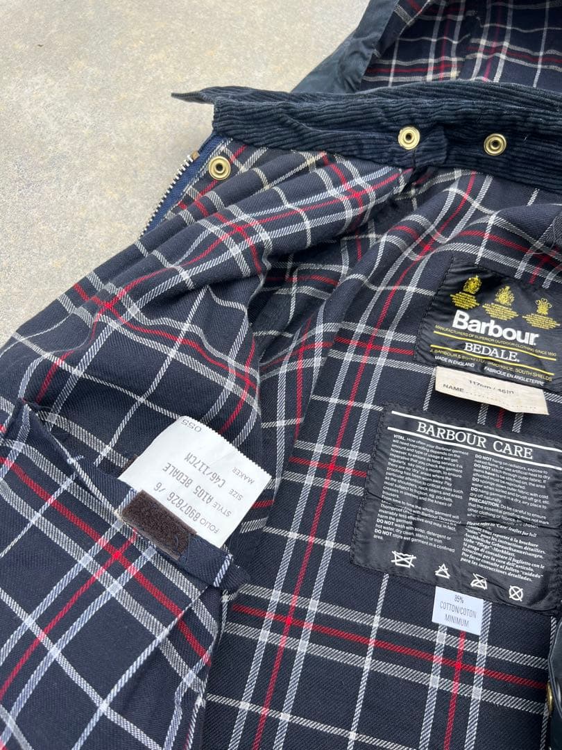 80s BARBOUR BEDALEバブアービデイル 4フラップc46フード付き