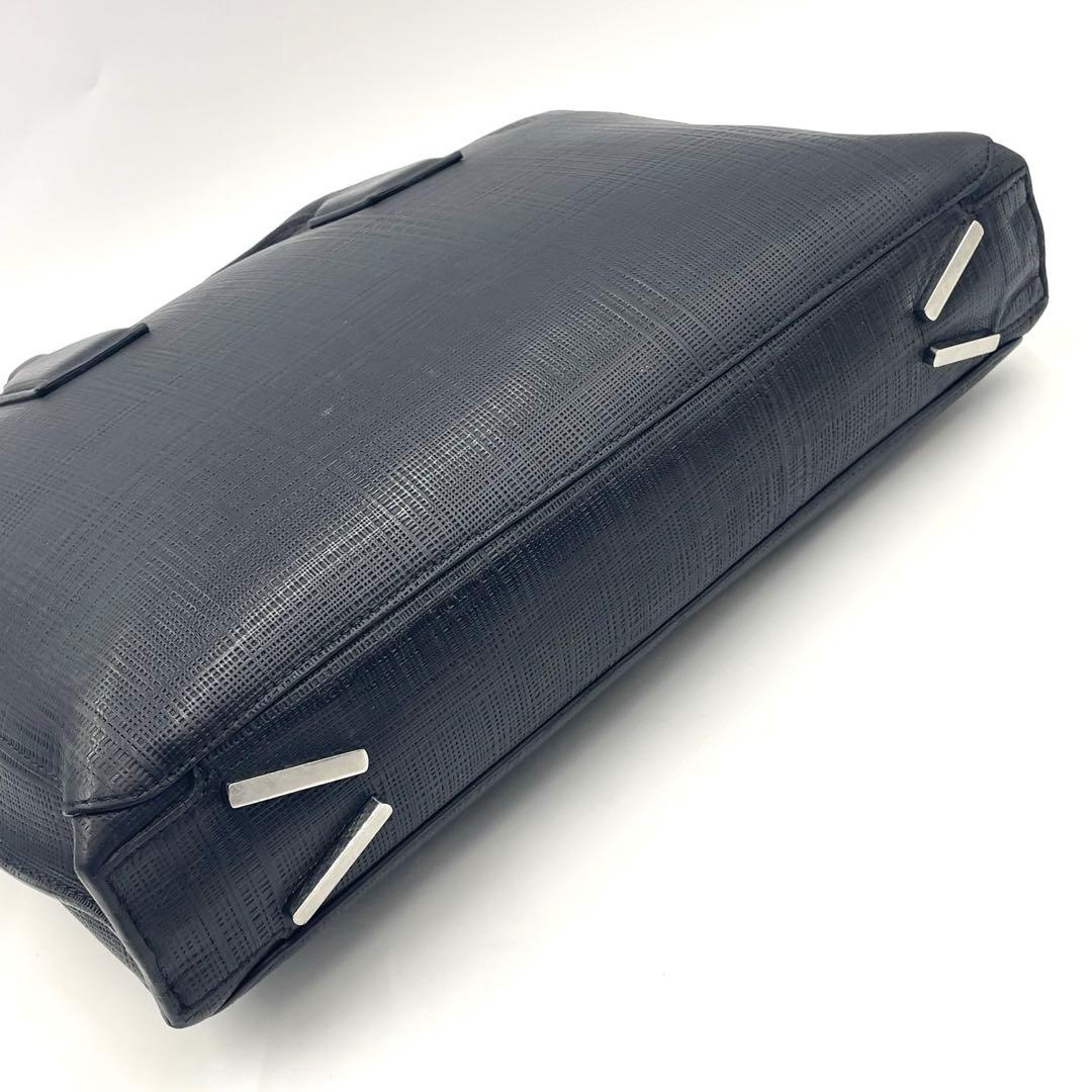 LOEWEロエベ ゴヤ 2way ビジネスバッグ レザー 斜め掛け ブラック