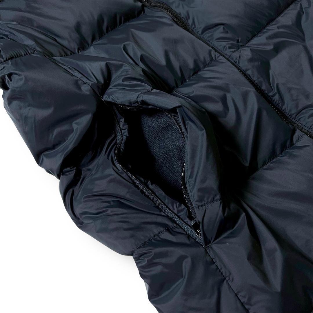 L ミレー RDSグースダウン ハイネック ダウンベスト ネイビー系