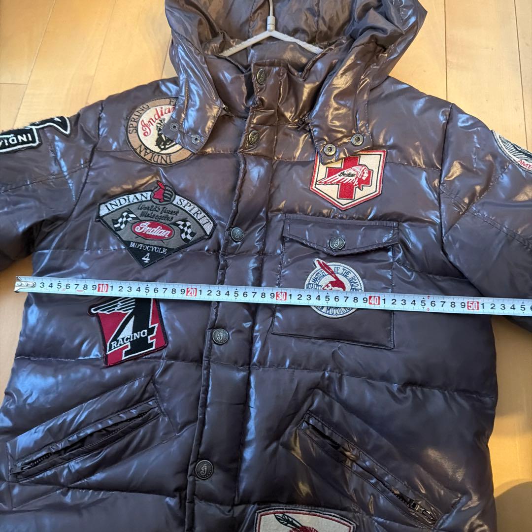 希少品！インディアンモーターサイクルのダウンジャケット(Lサイズ)です！