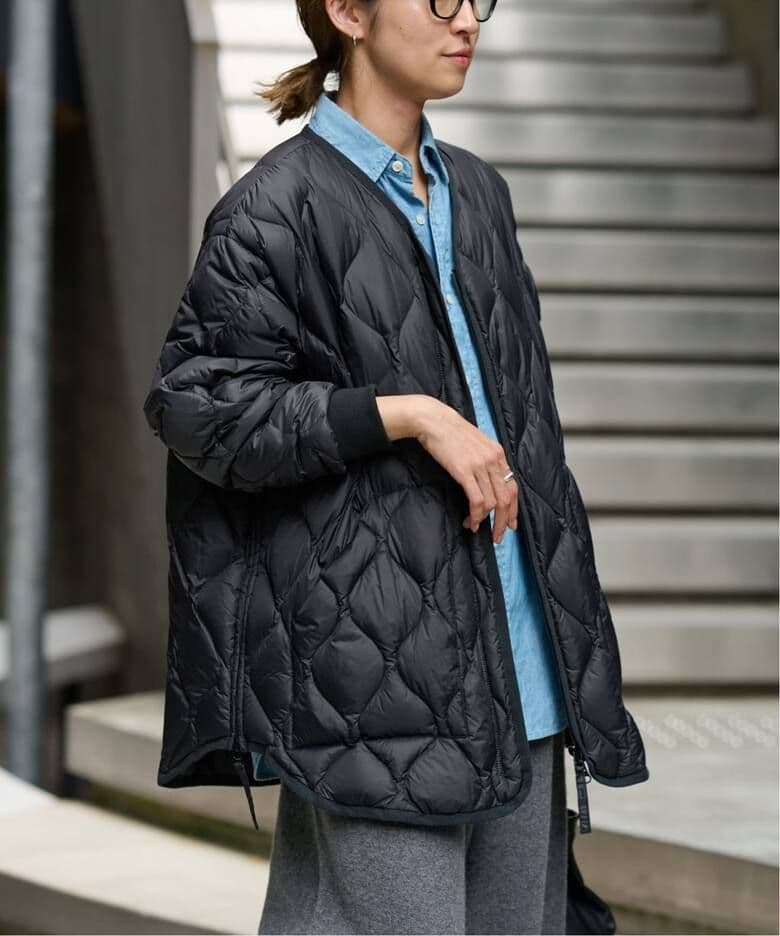 【美品】FRAMeWORK×TAION タイオン 別注フードビブス付きブルゾン