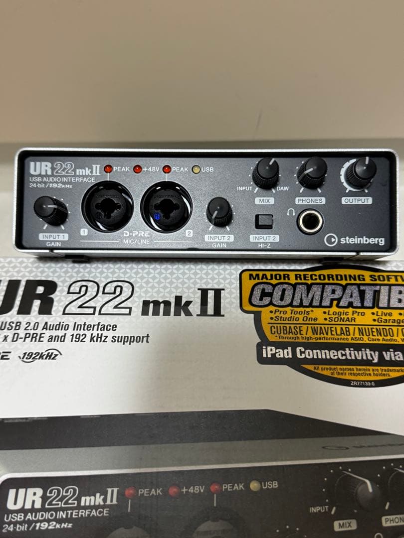 美品　Steinberg UR22 mk II USBオーディオインターフェイス