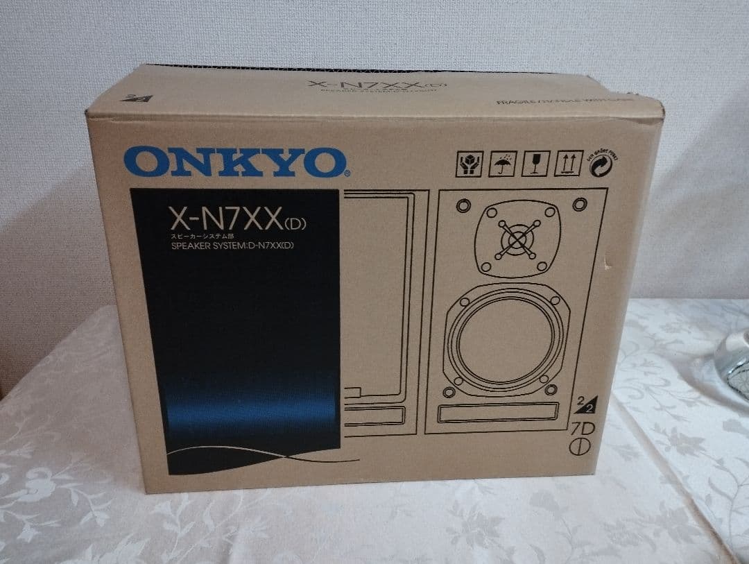 【新品未使用】ONKYO X-N7XX(D) ウッド スピーカー 2個セット