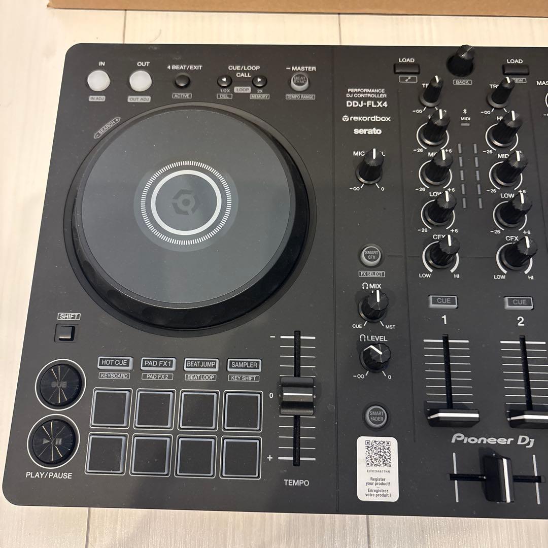 ほぼ新品！Pioneer DDJ FLX4 試用のみ 箱あり
