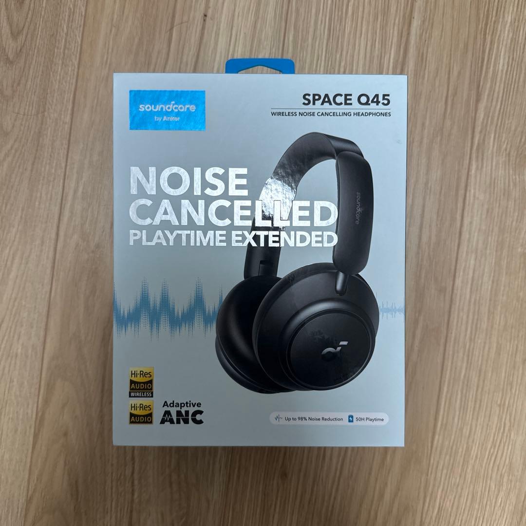 soundcore ワイヤレスヘッドホン ブラックQ45