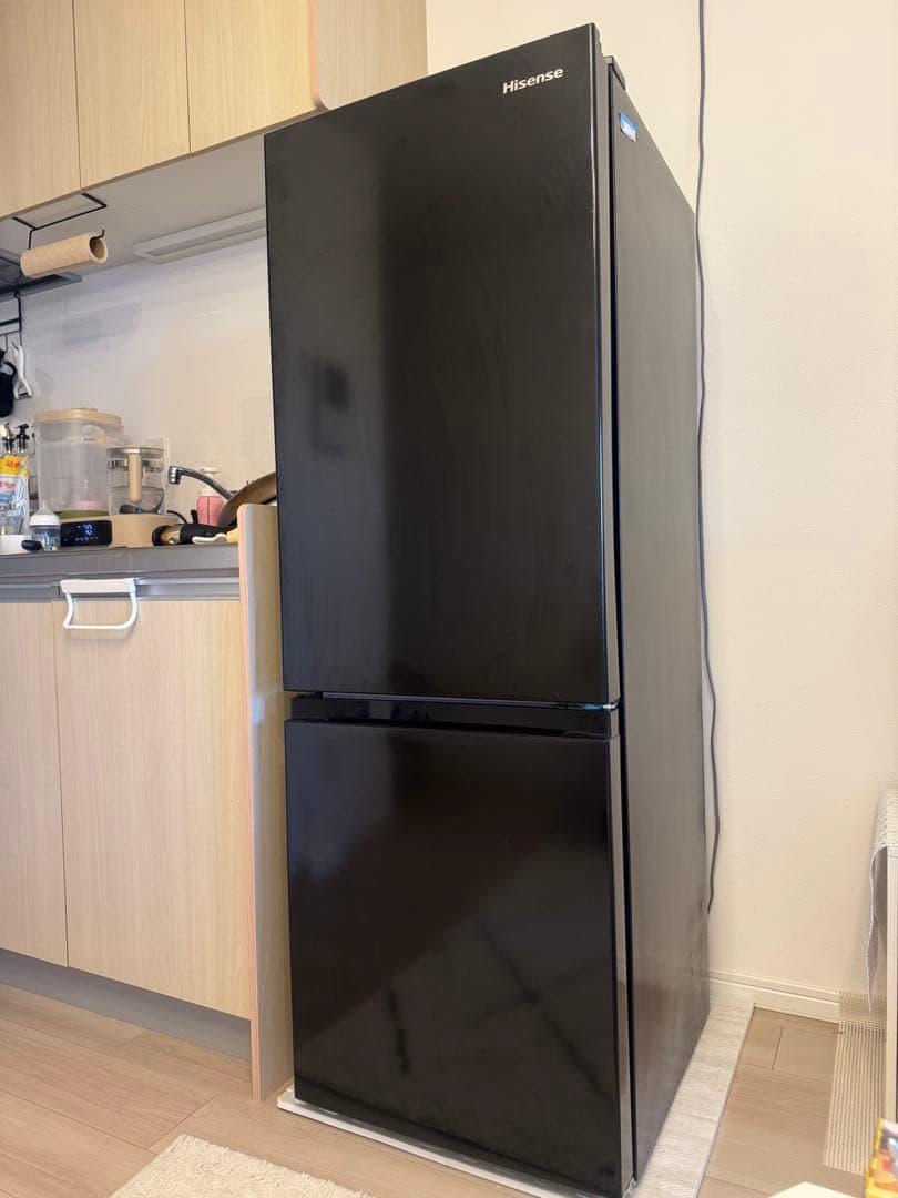 ハイセンス冷蔵庫 162L ブラック