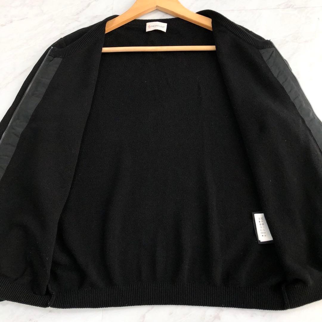 【極美品 近年モデル】 MONCLER カーディガン フリル マグリア ブラック