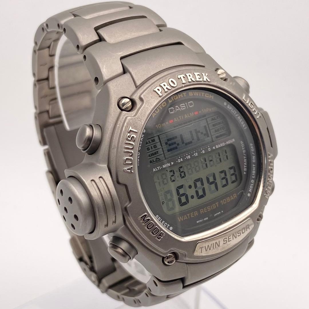 【稼働】CASIO PRO TREK PRT-3000 スクリューバック 美品