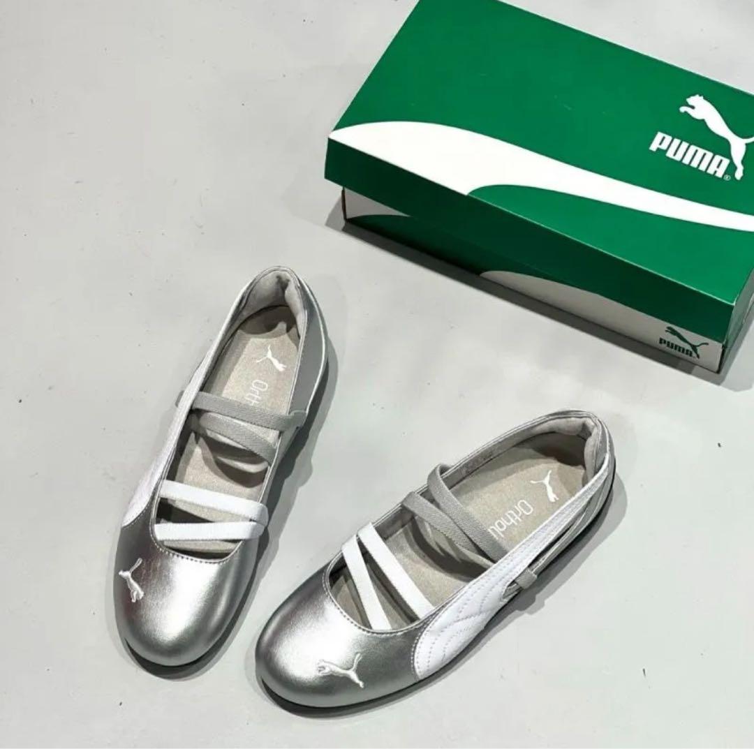 PUMA ウィメンズ スピードキャット バレエ メタリック スニーカー