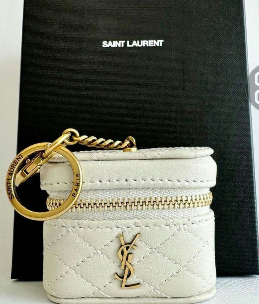 SAINT LAURENT サンローラン AirPodsケースホワイト