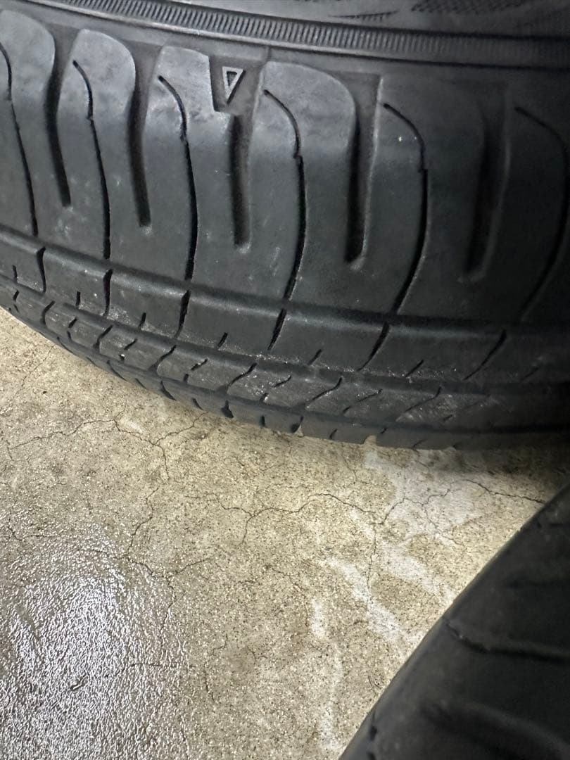 送料無料　145/80R13 日産モコから取外　純正アルミセット