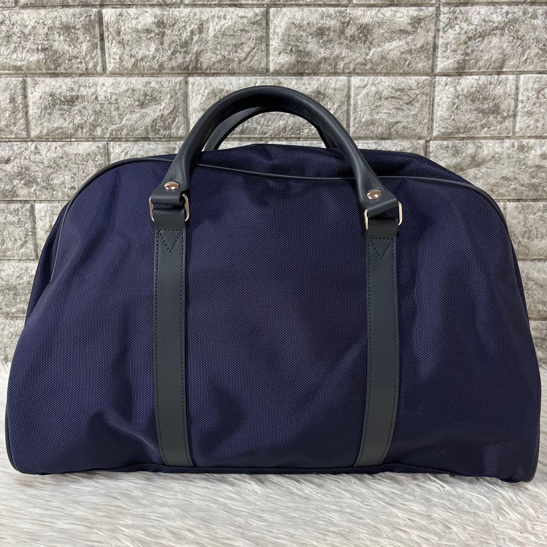 【新品未使用】バーニーズニューヨーク　ナイロン　レザー　2way ボストンバッグ