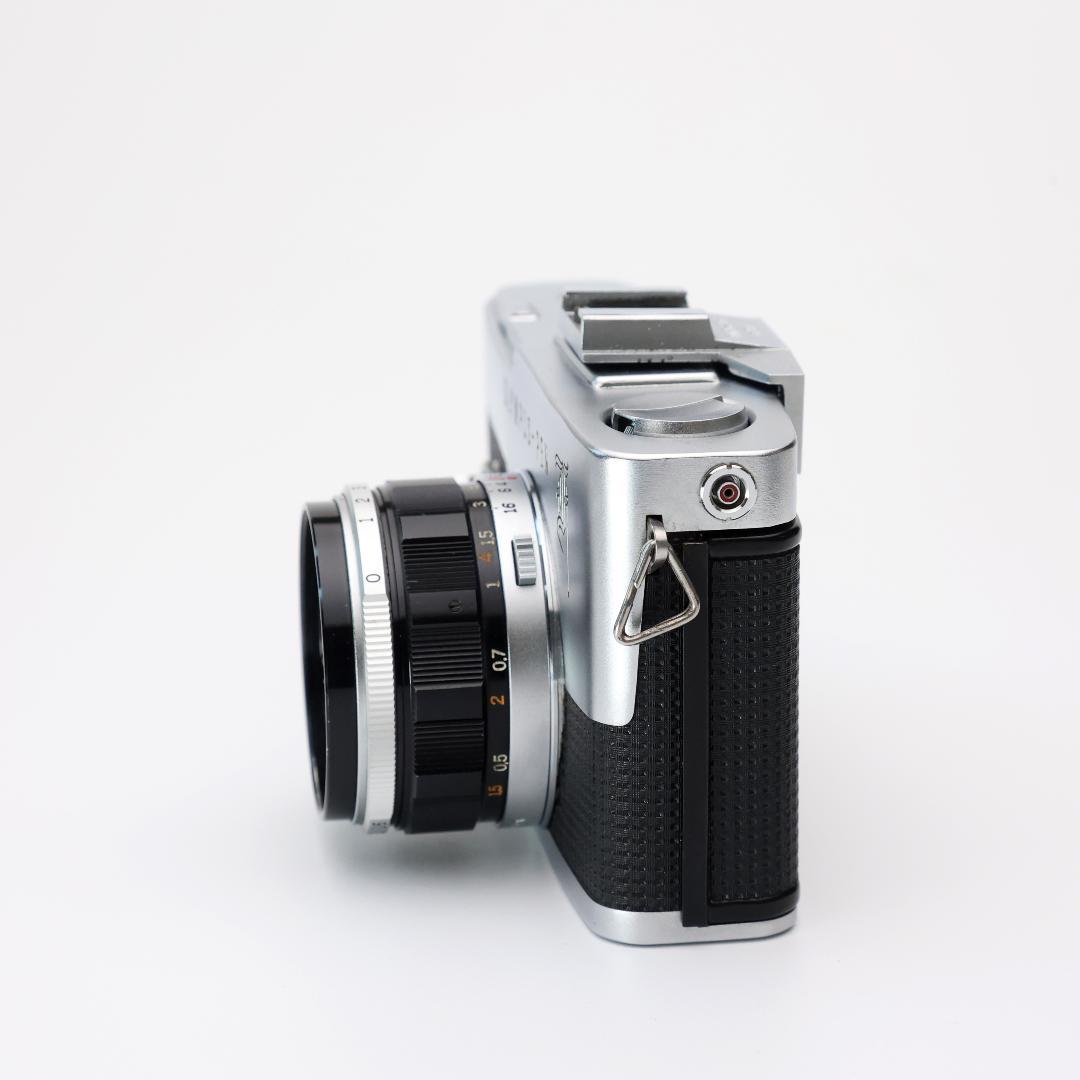 【整備済】オリンパス PEN F ハーフ一眼 38mm F1.8 シュー付！