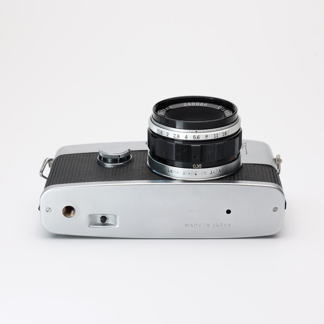 【整備済】オリンパス PEN F ハーフ一眼 38mm F1.8 シュー付！