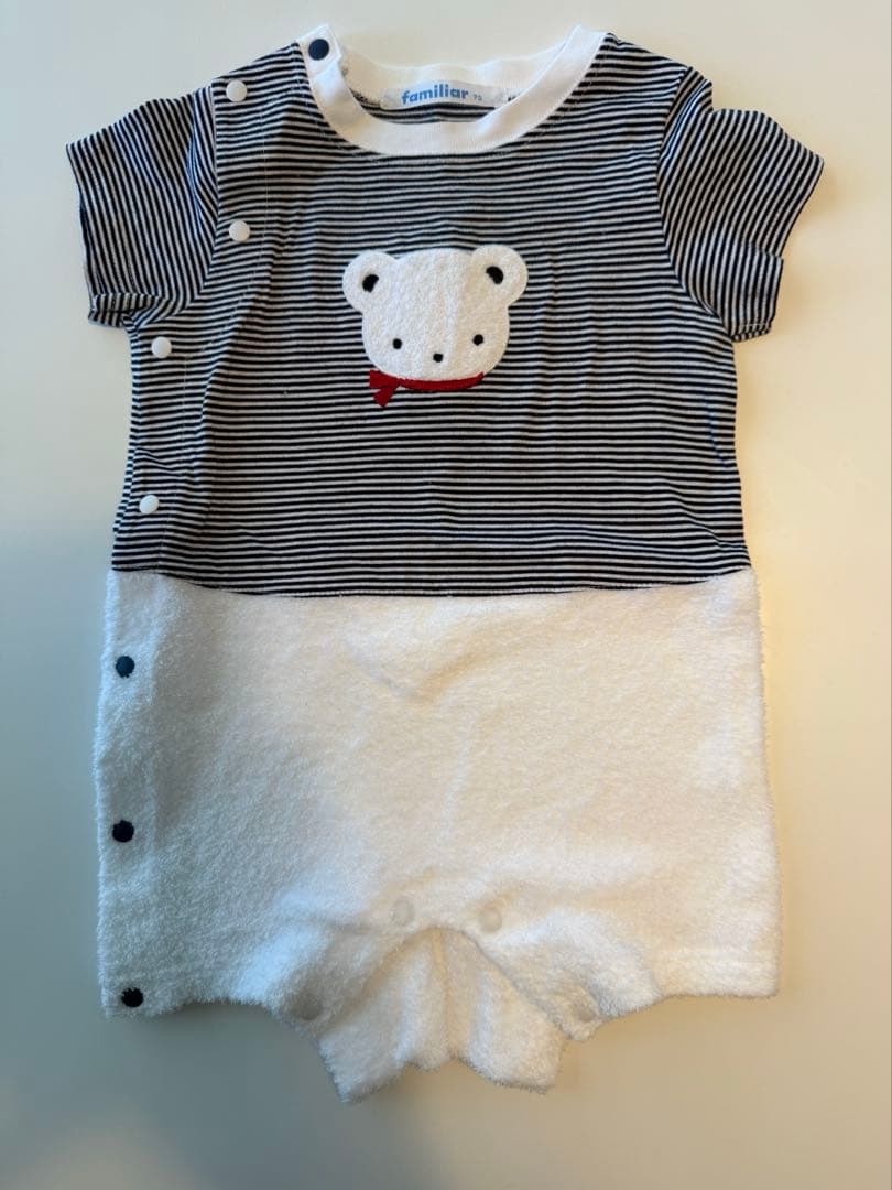 familiar 半袖ロンパース　70cm