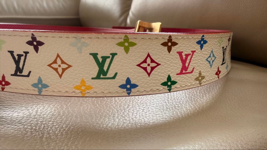 ルイ ヴィトン ベルト モノグラム マルチカラーM9682
