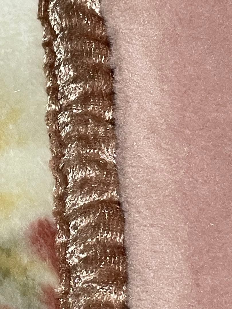 二枚合わせ温泉毛布S 140×200cm 日本製(泉大津産) ピンク色