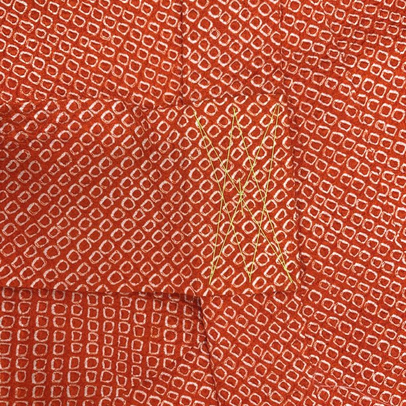 506ax19□お宮参り 女児 祝い着 着物 七五三にも 総絞り 金駒刺繍□美品