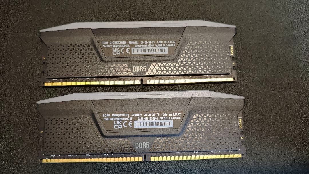 ■CORSAIR■DDR5 32GB (2x16GB) 5600MHz ARGB