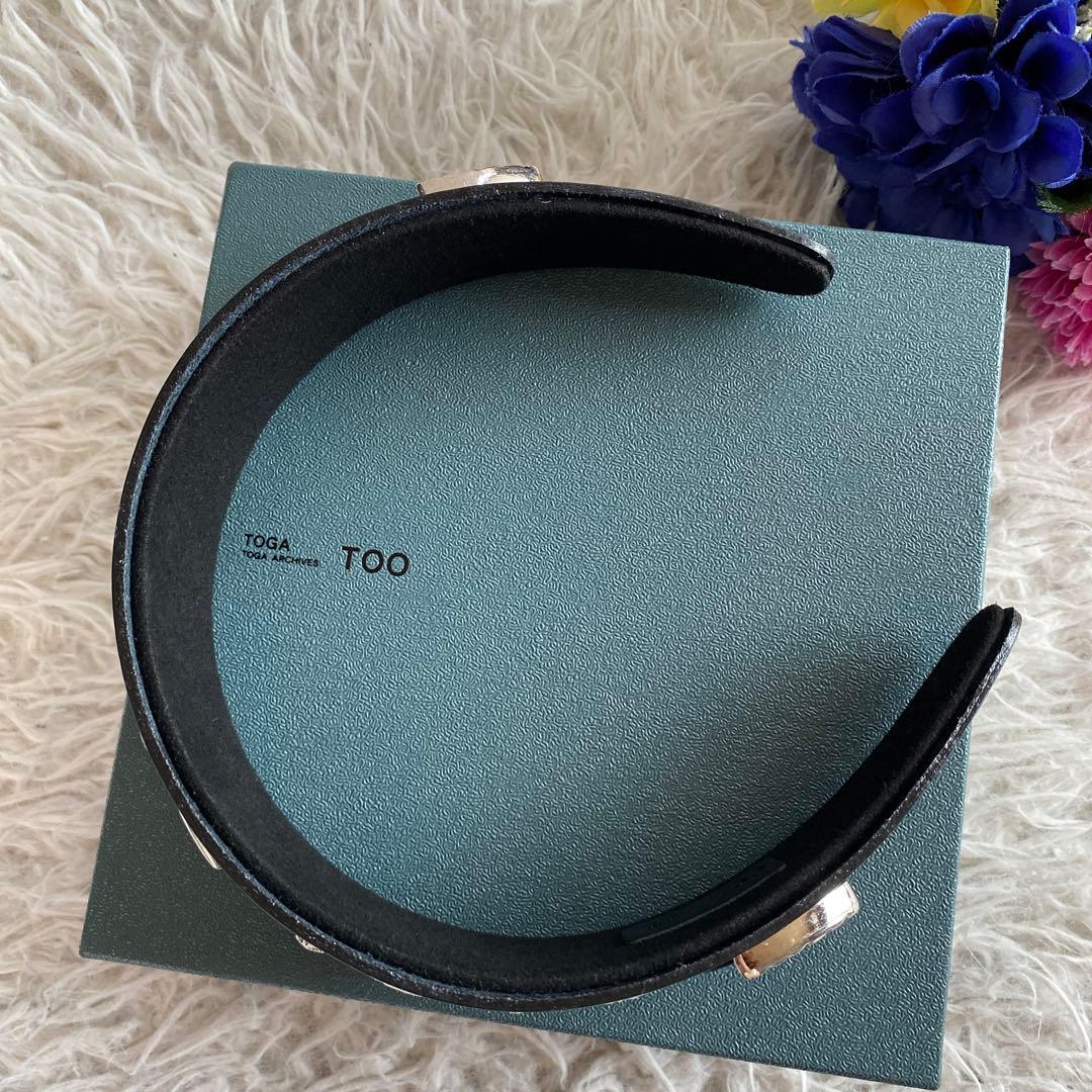 松田美品　Toga ブラック ヘアバンド