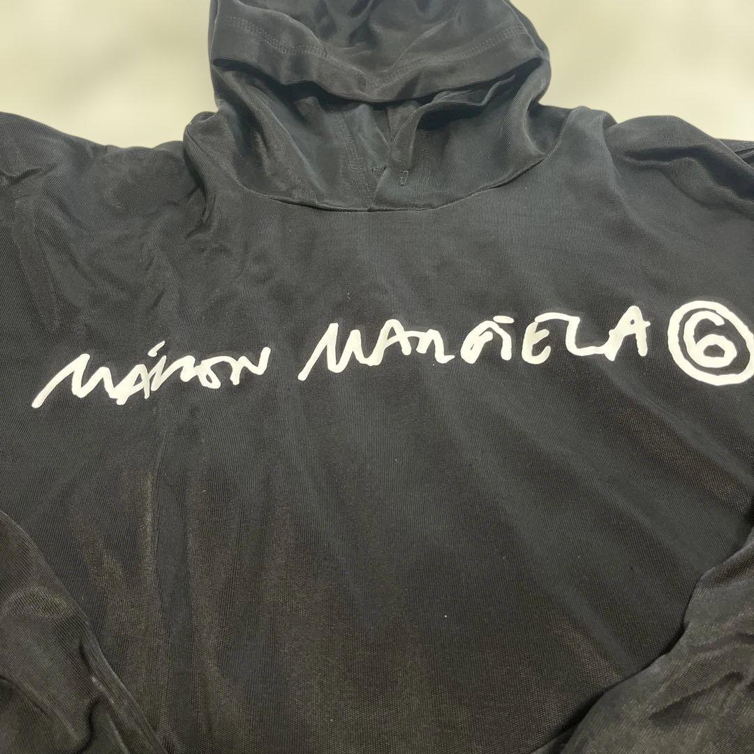 MM6 メゾンマルジェラ　オーバーサイズ　フーディ　トップス　16 キッズ　黒