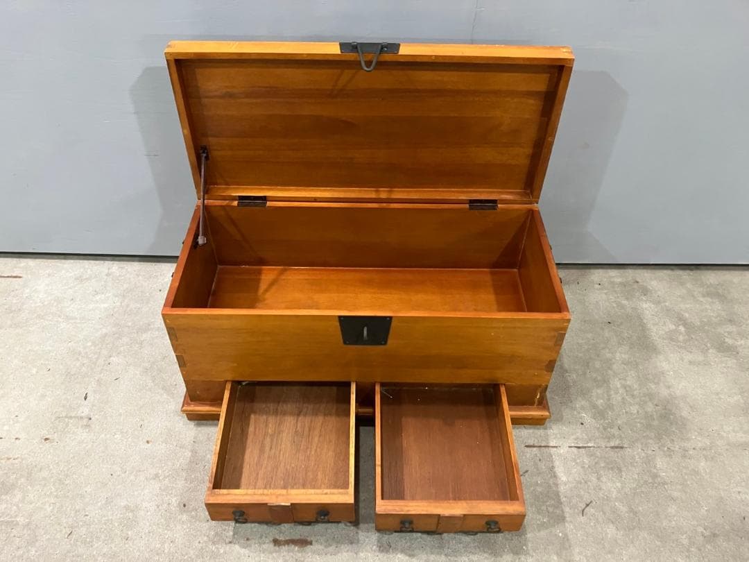 ウッドボックス ボックステーブル トランク 収納箱 宝箱 ボックス RWbox2