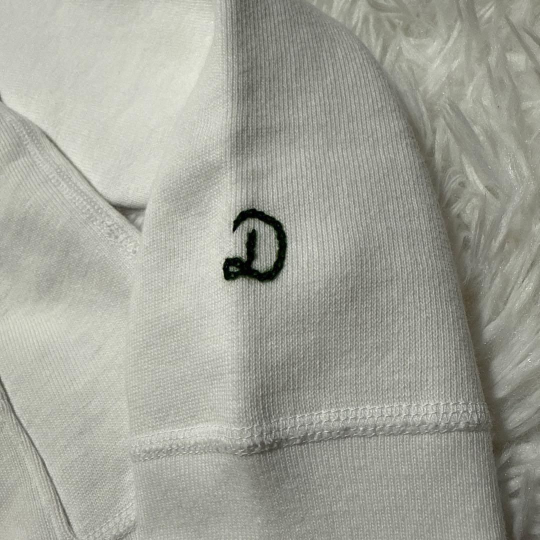 新品タグ付☆ DRESSTERIOR吊裏毛 ジップアップパーカー 2 ホワイト