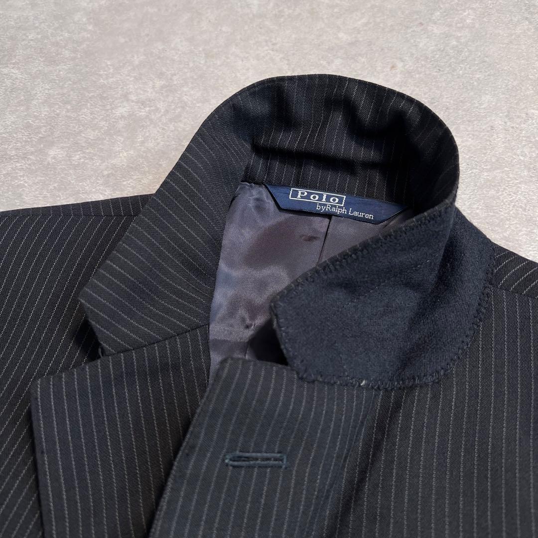 ポロバイラルフローレン スーツセットアップ ネイビーストライプ 39