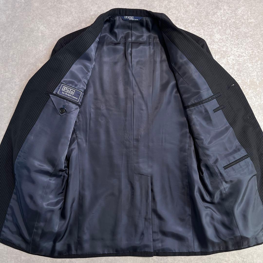 ポロバイラルフローレン スーツセットアップ ネイビーストライプ 39