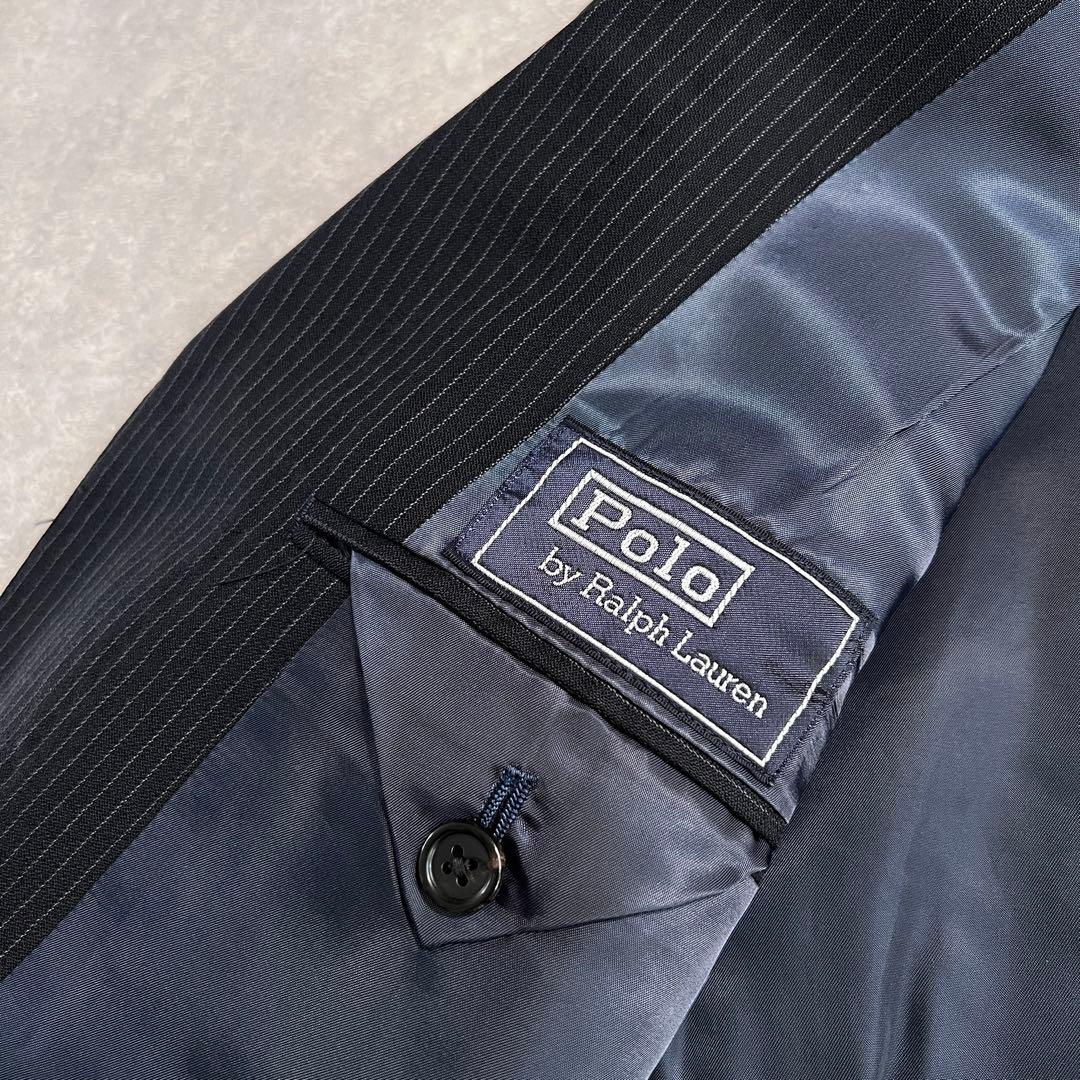 ポロバイラルフローレン スーツセットアップ ネイビーストライプ 39