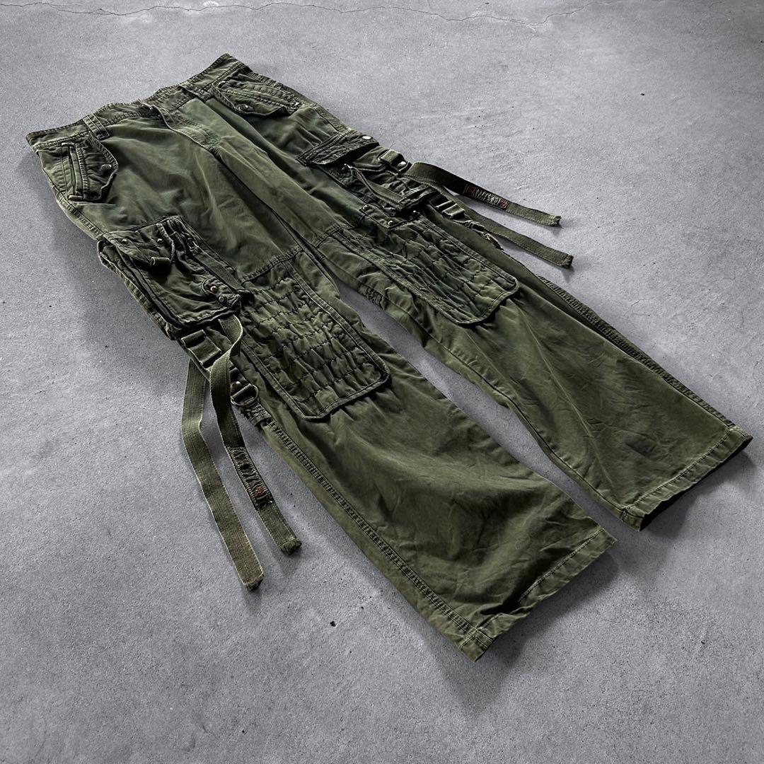 00’s Archive ギミック ストリングス カーゴパンツ Y2K グランジ