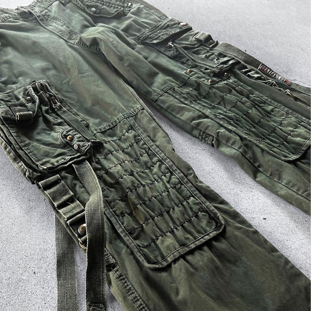 00’s Archive ギミック ストリングス カーゴパンツ Y2K グランジ