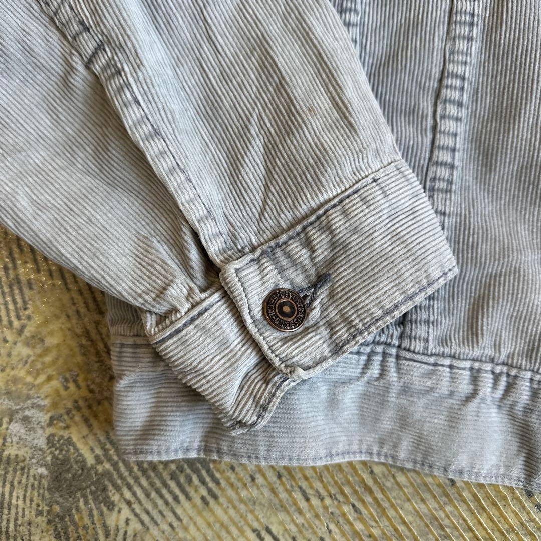 希少 ユーロリーバイス コーデュロイ ジャケット 【L】 グレー 90s
