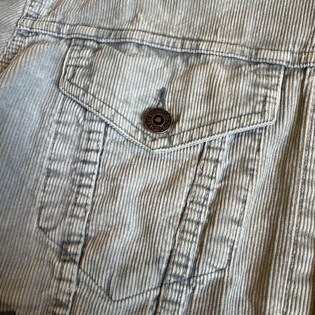 希少 ユーロリーバイス コーデュロイ ジャケット 【L】 グレー 90s