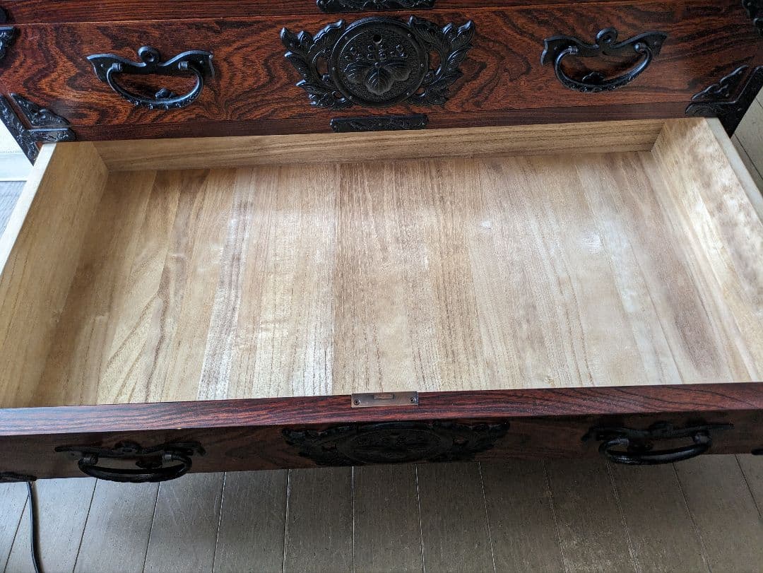 岩谷堂箪笥 チェスト 5段　鍵2本付き