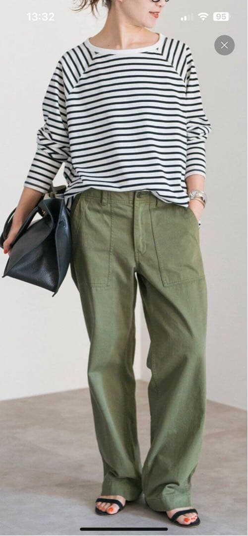 Spick & Span ルーズベイカーパンツ 34