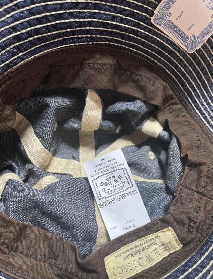 VINTAGE DENIM FATIGUE HAT /ヴィンテージ デニムハット