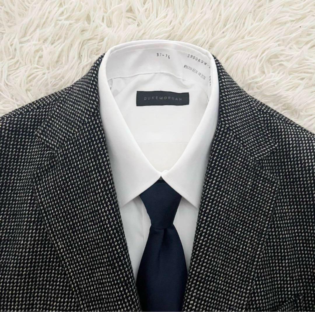 <美品> BOGLIOLI / HAMPTONモノトーン ツイードジャケット46