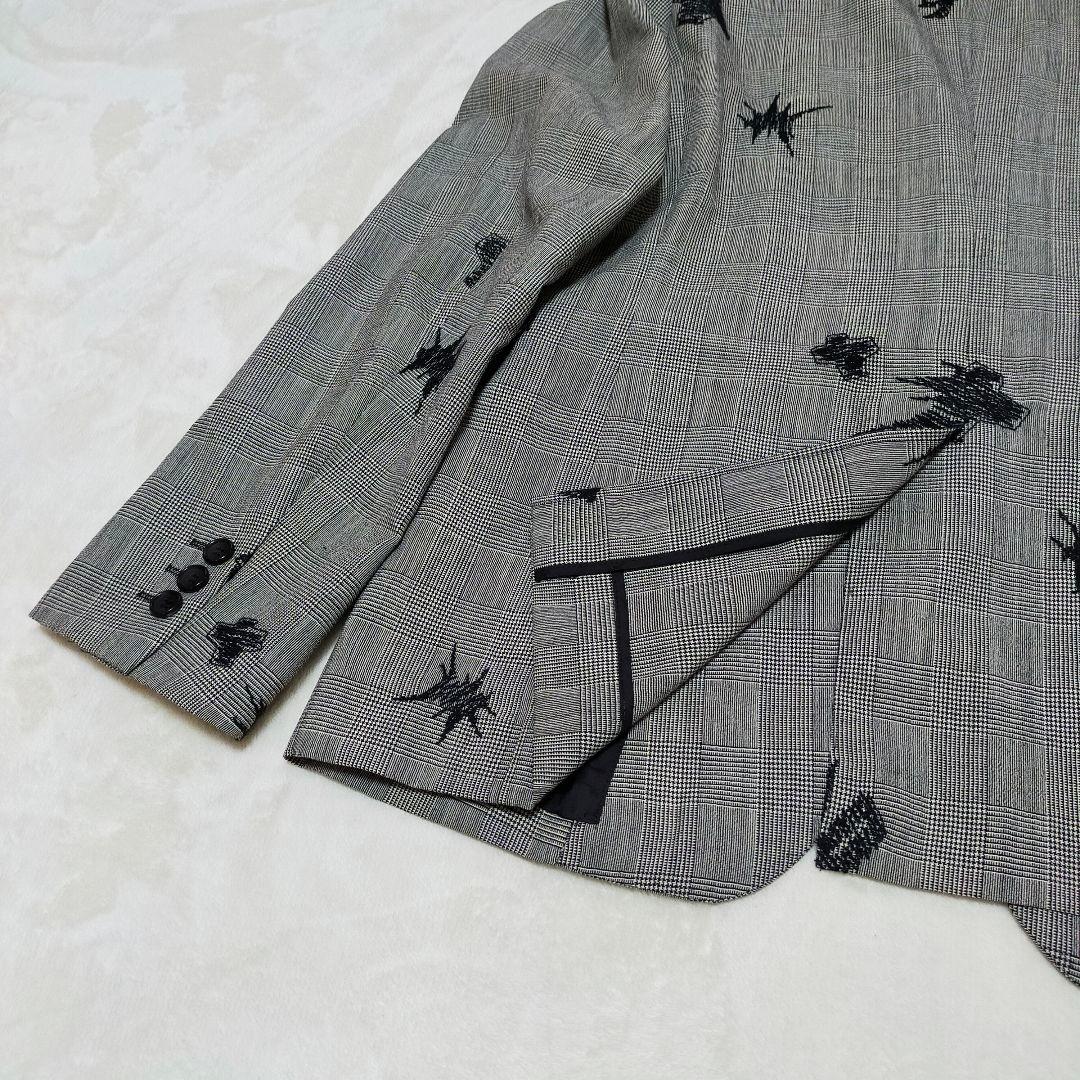 美品　コムデギャルソンオムプリュス　鈴木ヒラク刺繍　テーラードジャケット