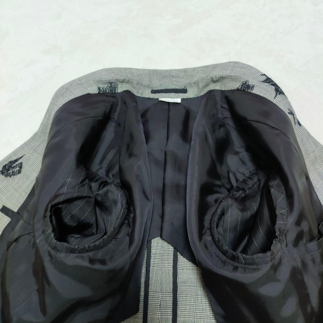 美品　コムデギャルソンオムプリュス　鈴木ヒラク刺繍　テーラードジャケット