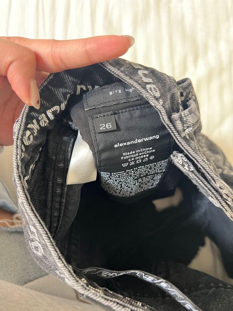 アレクサンダーワン　ロゴ ショーツ　ショートパンツ