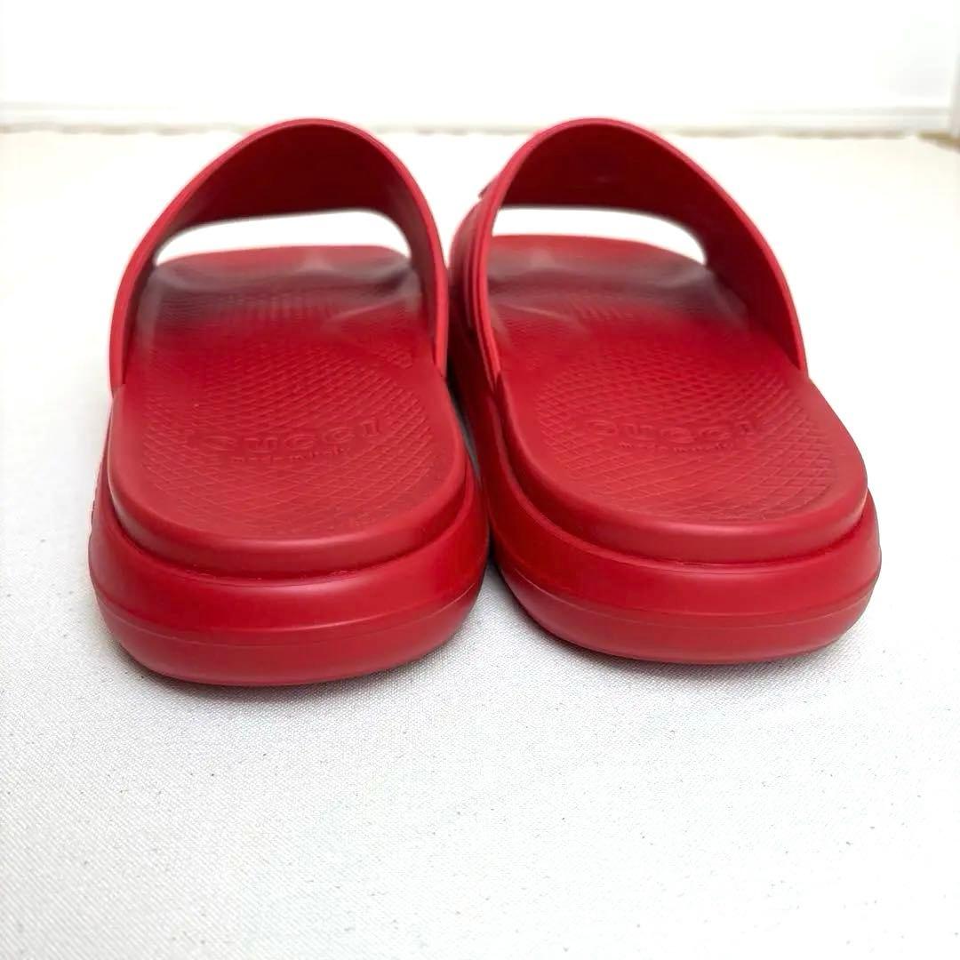 【新品】GUCCI サンダル　ラバー　レッド 29cm