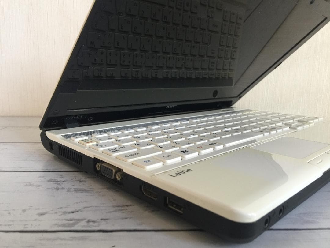 NEC PC-LM550DS3EW 13.3型液晶 コンパクト テンキ付きノート