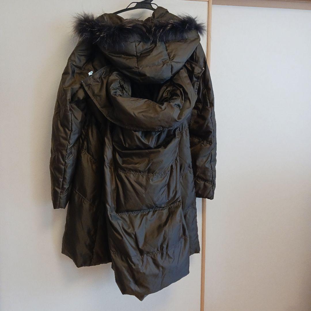 【ガーゼ2枚付き】美品ダウン ママコート マタニティコート ダッカー付♪伊勢丹