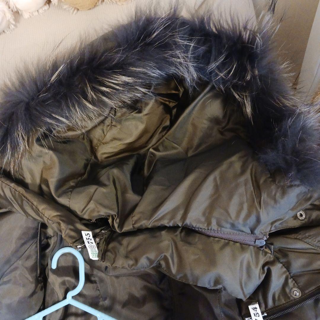 【ガーゼ2枚付き】美品ダウン ママコート マタニティコート ダッカー付♪伊勢丹