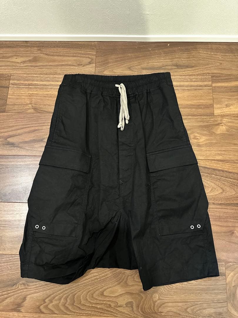 美品 リックオウエンス サルエル ショーツ ハーフ ショート パンツ 48