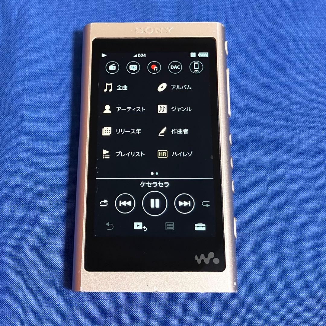 【充電△】ソニー ウォークマン NW-A55 16GB ペールゴールド
